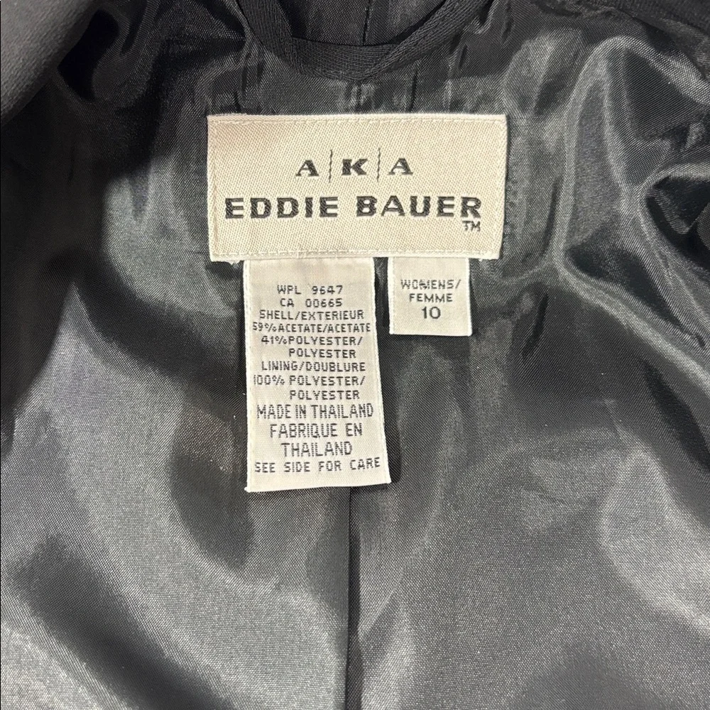 Eddie Bauer Elegant Black Suit Jacket - Picture 5 of 6